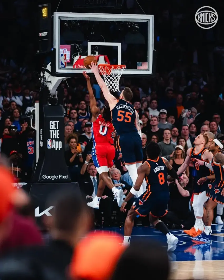 76ers vs knicks — US news