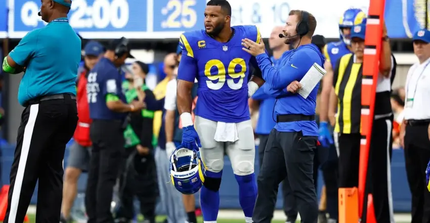 Sean McVay: Aaron Donald is thinking about this, will go through his process - NBC Sports