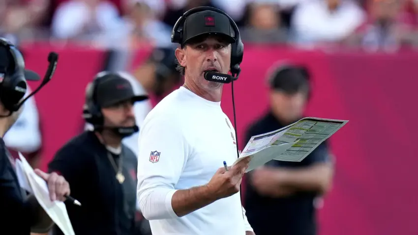 49ers head coach Kyle Shanahan hurt in car crash, limited as training camp opens