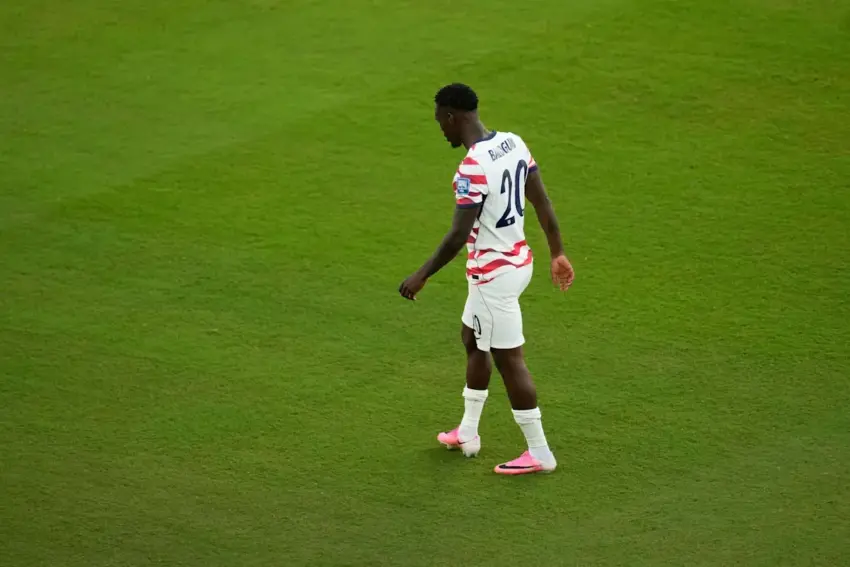 USMNT's Balogun says red card, ban vs. Belgium an 'emotional rollercoaster'