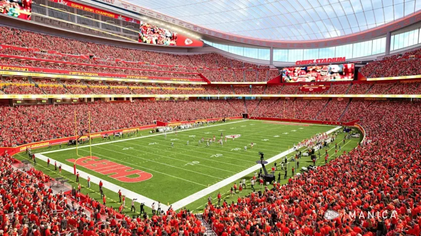 Chiefs release first look at new $3 billion Kansas stadium - KCTV