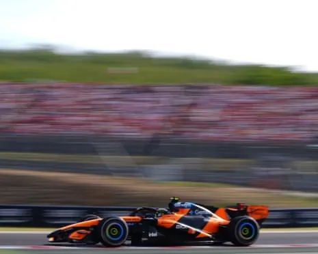 Lando Norris in his McLaren
