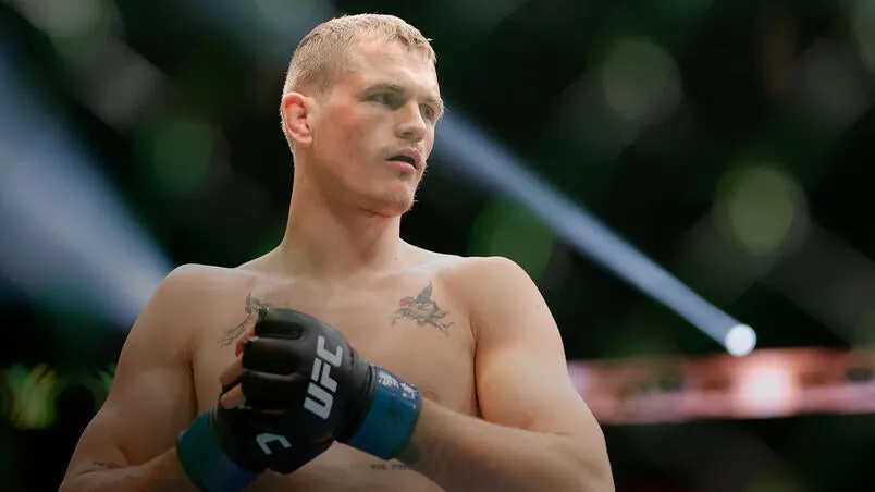 Ian Machado Garry se prepara para a luta contra Shavkat Rakhmonov no UFC 310. (Foto por Steve Marcus/Getty Images)